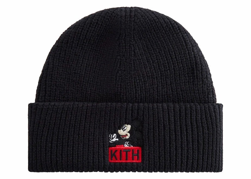 Kith x Disney Kids Mickey & Friends Mickey Mia Beanie Black