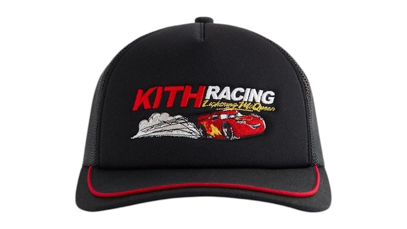 Kith x Disney Kids Pixar Cars Nolan Trucker Hat Black