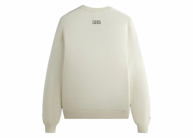 Kith x Disney Mickey & Friends Astonished Goofy Vintage Crewneck Sandrift