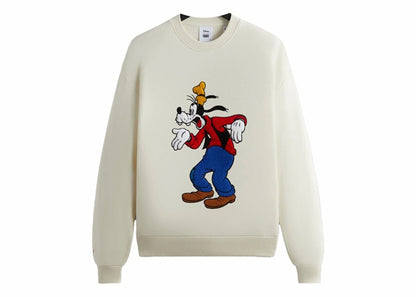 Kith x Disney Mickey & Friends Astonished Goofy Vintage Crewneck Sandrift