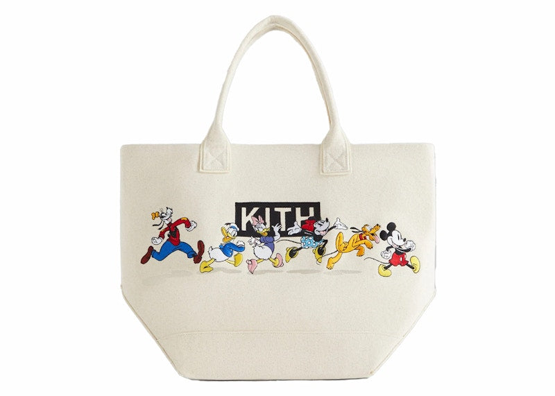 Kith x Disney Mickey & Friends Canvas Tote Sandrift