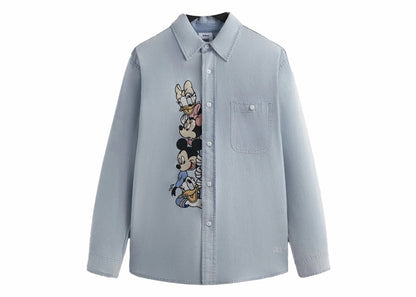 Kith x Disney Mickey & Friends Chambray Apollo Shirt Light Indigo