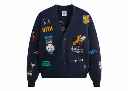 Kith x Disney Mickey & Friends Chunky Yarn Cardigan Nocturnal