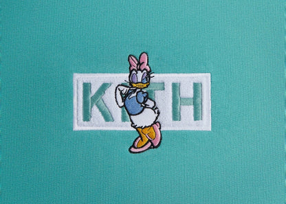 Kith x Disney Mickey & Friends Daisy Duck Classic Logo Crewneck Mykonos
