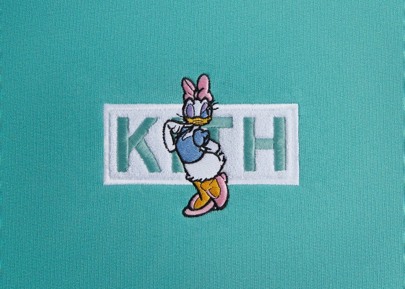 Kith x Disney Mickey & Friends Daisy Duck Classic Logo Crewneck Mykonos