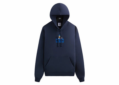 Kith x Disney Mickey & Friends Donald Duck Classic Logo Hoodie Nocturnal