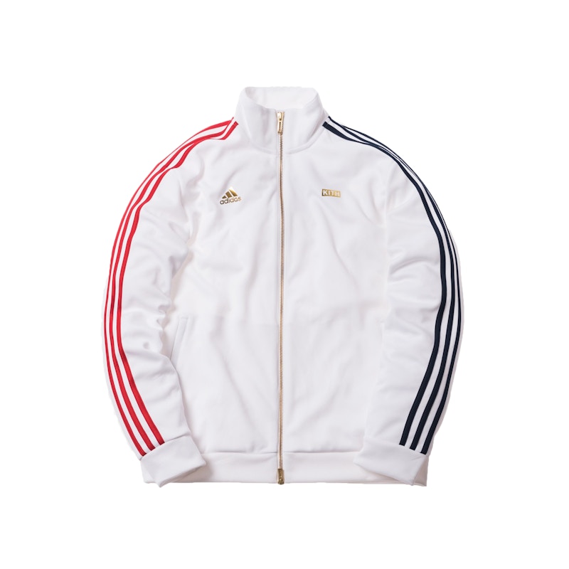 Kith x adidas 3-Stripes Track Jacket White