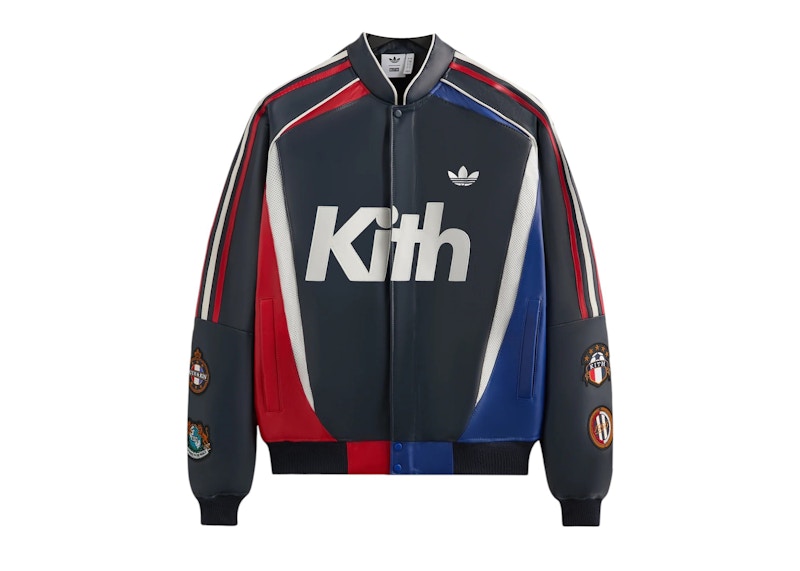 Kith x adidas Football Bomber Jacket Legend Ink