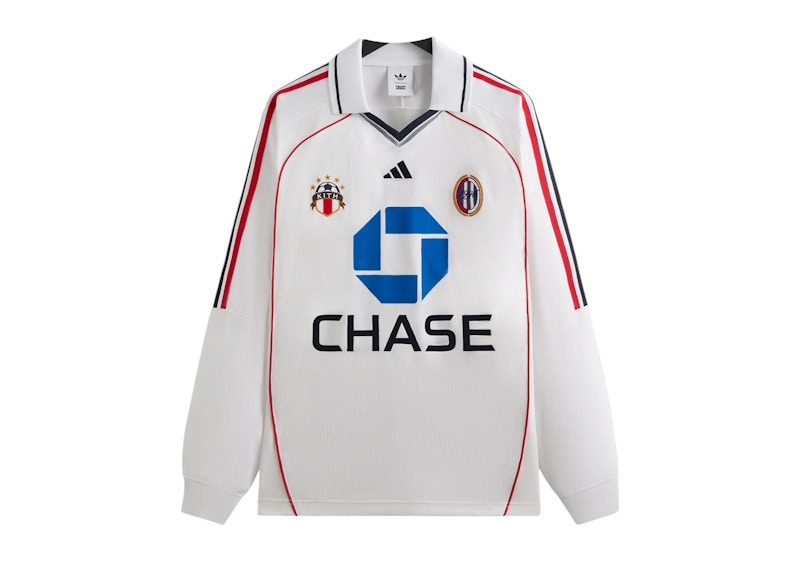 Kith x adidas Football Chase Long Sleeve Jersey White
