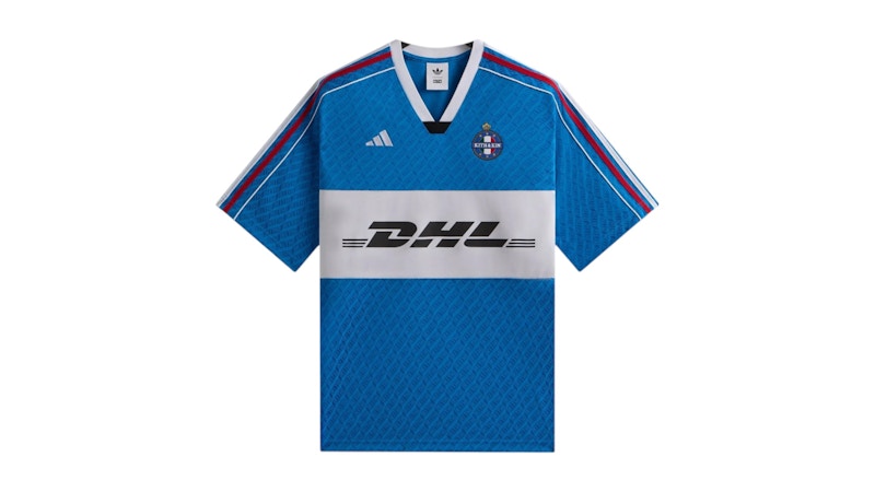 Kith x adidas Football DHL Express Jersey Blue Burst