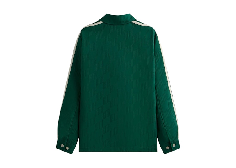 Kith x adidas Football Jacquard Overshirt Green