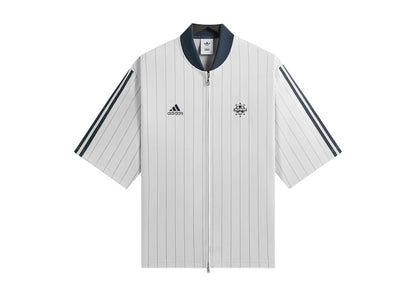 Kith x adidas Football Pinstripe Jersey White