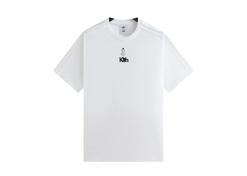 Kith x adidas Football Short Sleeve Tee White