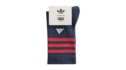Kith x adidas Football Socks (Set of 3) Blue/Black/Green