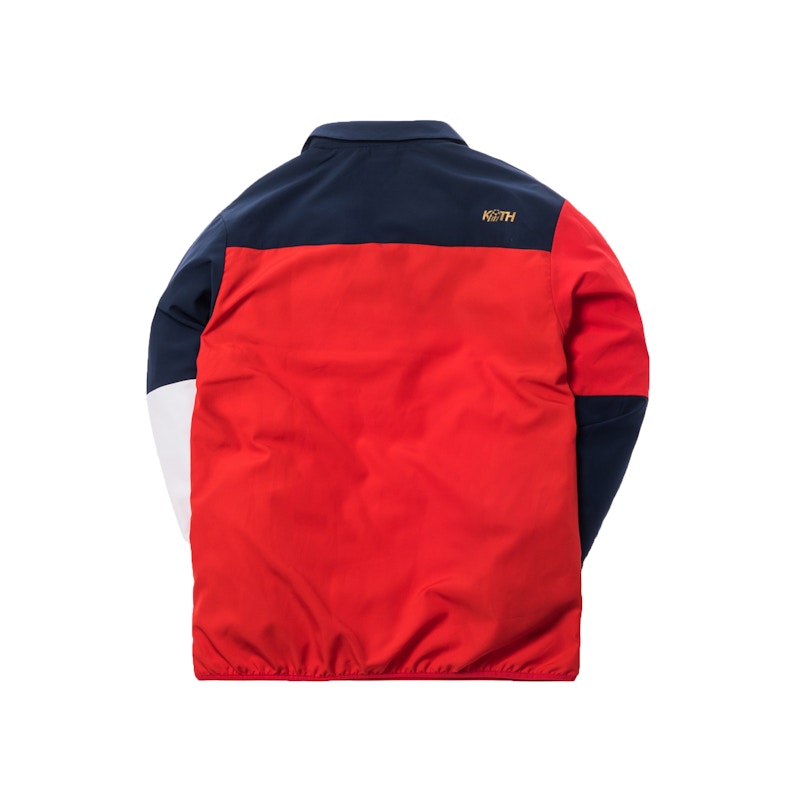 Kith x adidas Soccer Sideline Polo Navy/Red