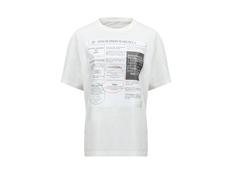MM6 Advertisment T-shirt White