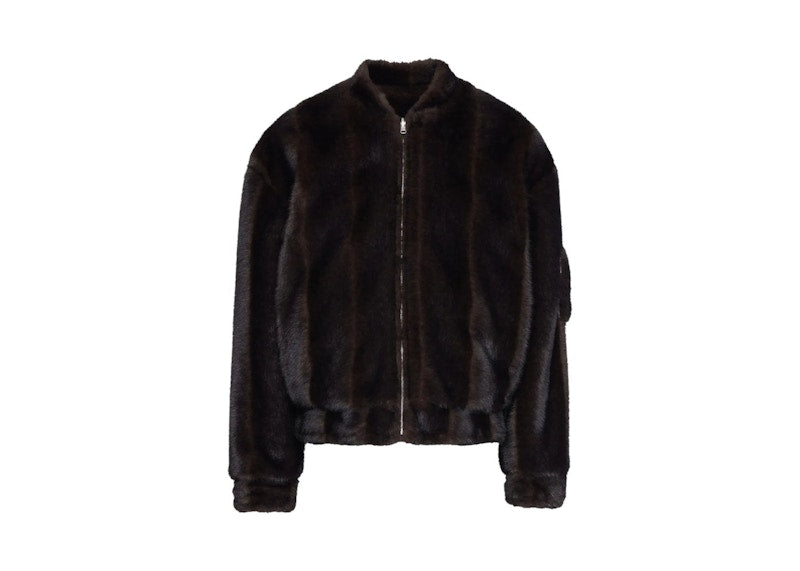 MM6 Bomber Jacket Black Brown