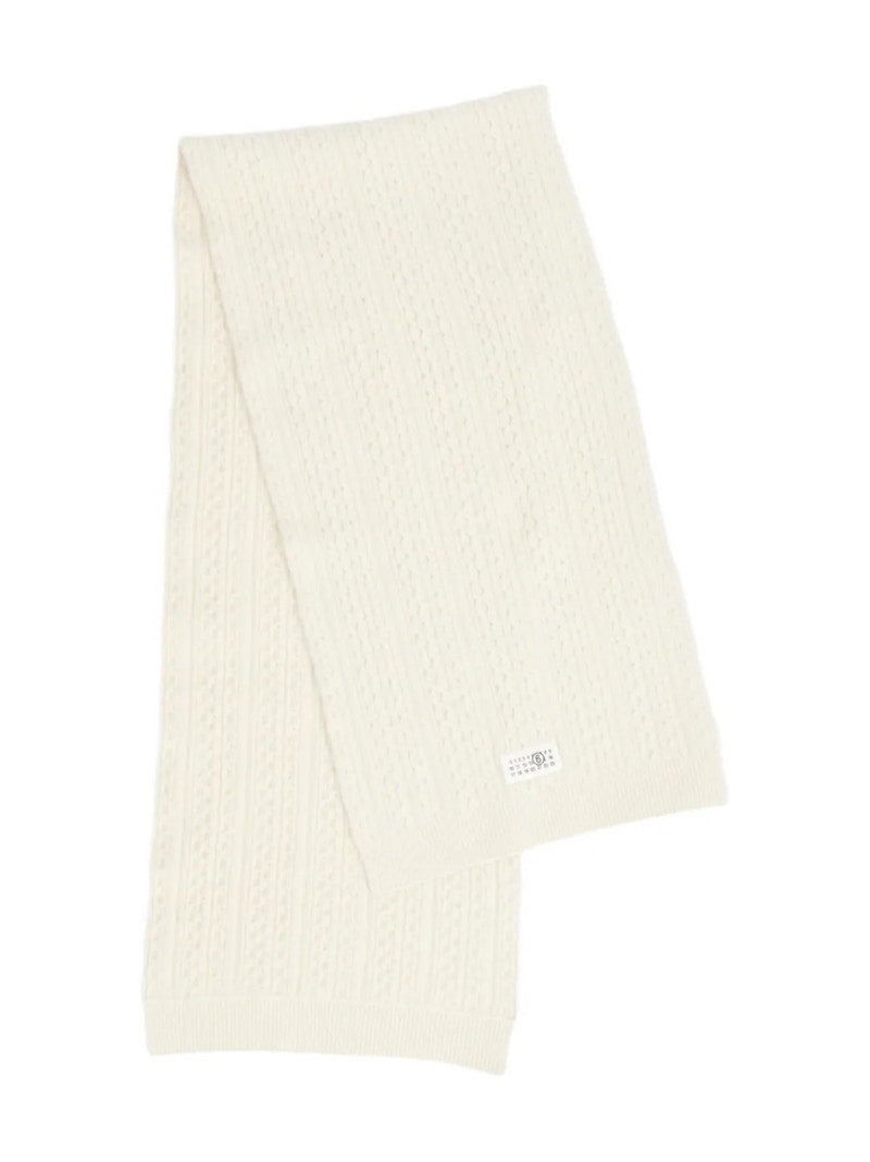 MM6 Wool Scarf Off White