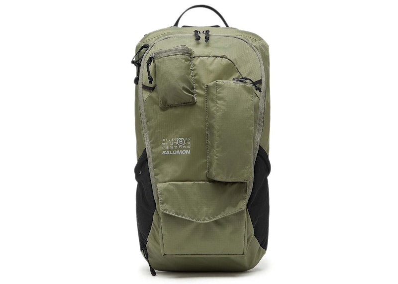 MM6 x Salomon Numeric Nylon Backpack Green