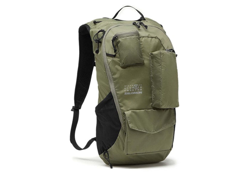 MM6 x Salomon Numeric Nylon Backpack Green
