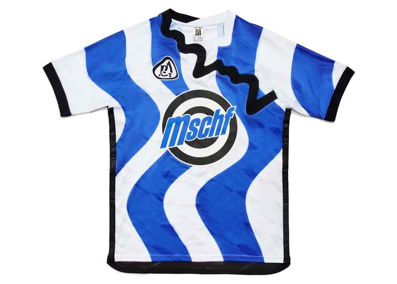 MSCHF Wavy Soccer Jersey Blue Detergent