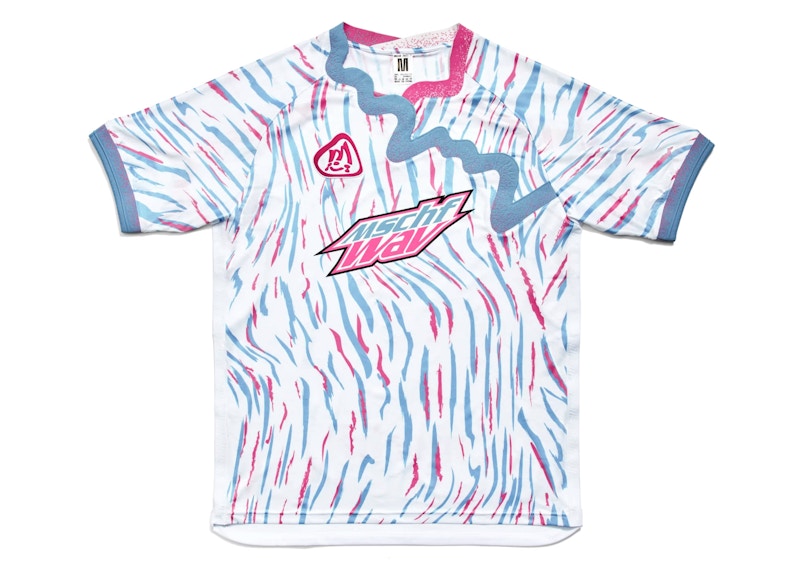 MSCHF Wavy Soccer Jersey Pink Soda