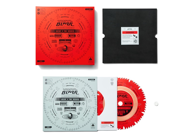 MSCHF x The Weeknd Vinyl Blade (Edition of 25) Orange