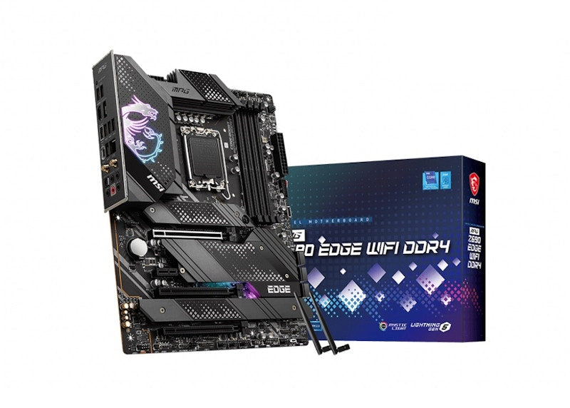 MSI MPG Z690 Edge Wifi DDR4 S1700 128GB Motherboard Z690EDGEWID4