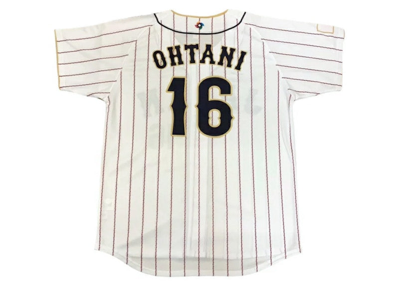 Mizuno Samurai Japan WBC 2023 Ohtani Shohei 16 Replica Jersey White