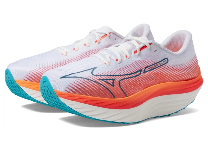 Mizuno Wave Rebellion Pro White Silver