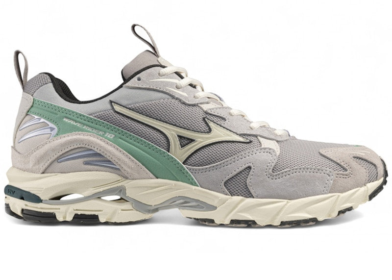 Mizuno Wave Rider 10 Opal Gray Pristine Creme de Menthe