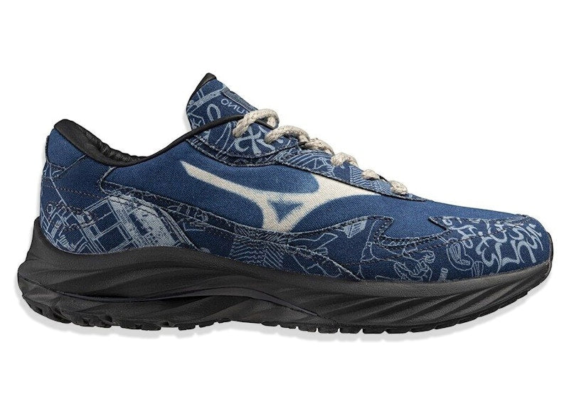 Mizuno Wave Rider Beta BUAISOU Mugen Blue White