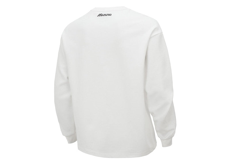 Mizuno x Shoecave L/S T-shirt White