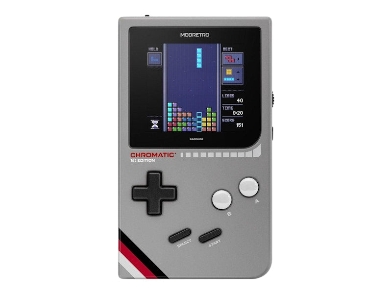 ModRetro Chromatic Tetris Bundle GameStop Exclusive Handheld Console