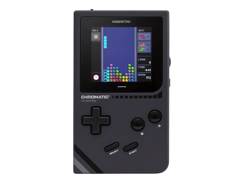 ModRetro Chromatic Tetris Bundle Handheld Console Midnight