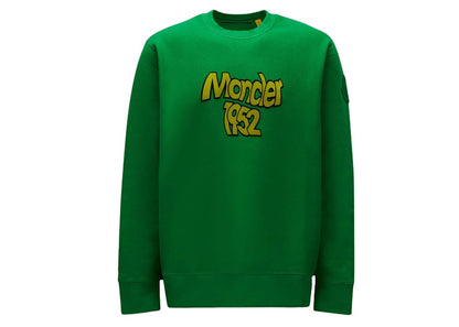 Moncler 1952 Logo Sweatshirt Green/Yellow