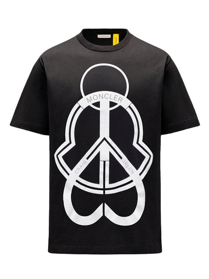 Moncler 5 Craig Green Logo Graphic Printed T-Shirt Black