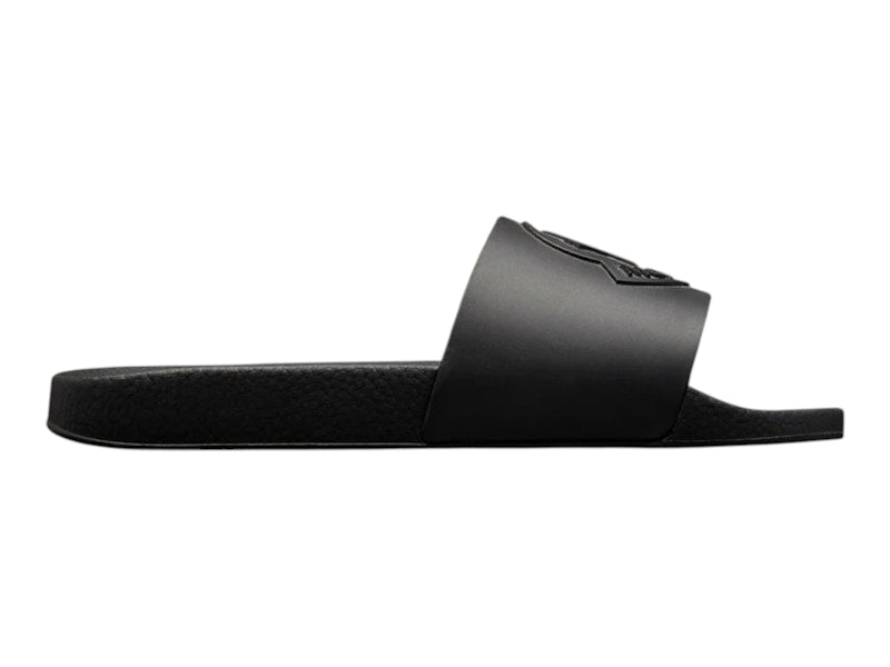 Moncler Basile Logo Slides Black