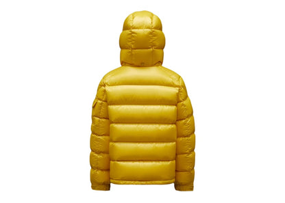 Moncler Boy's New Maya Short Down Kid's  Jacket Mustard Yellow