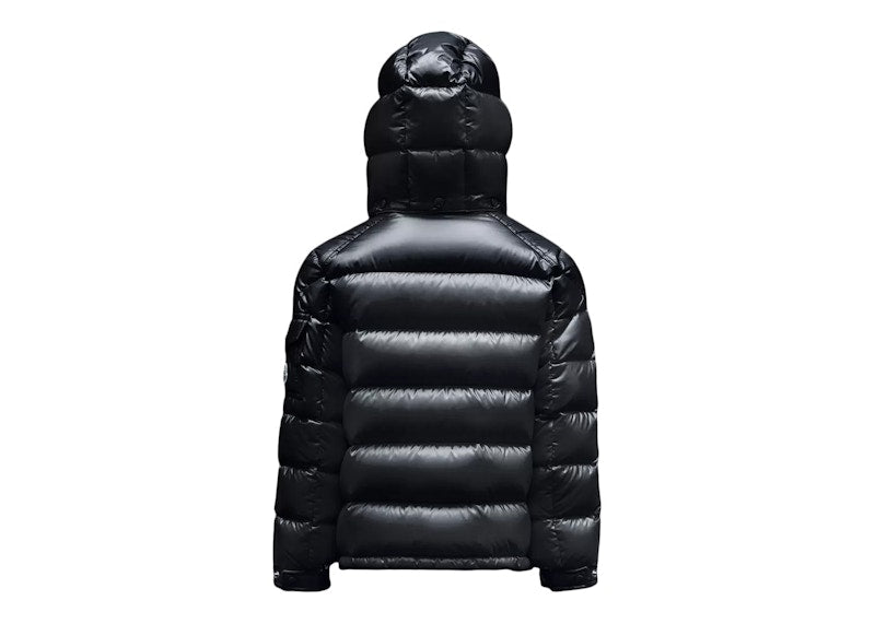 Moncler Boy's New Maya Short Down Kid's  Jacket Night Blue