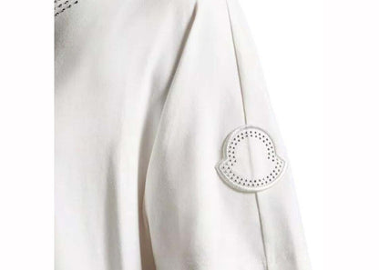Moncler Crystal Encrusted T-Shirt White