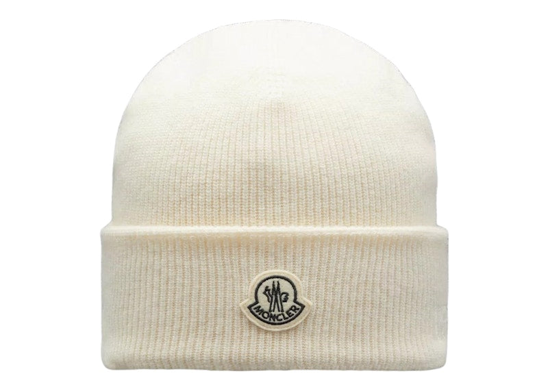 Moncler FRGMT Hiroshi Fujiwara Wool Beanie Off White