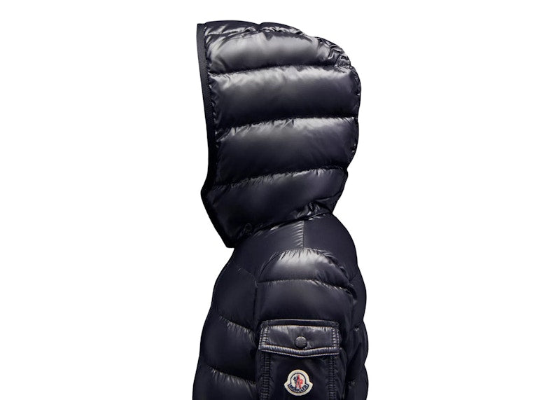 Moncler Girl's Bady Short Down Kid's Jacket Night Blue