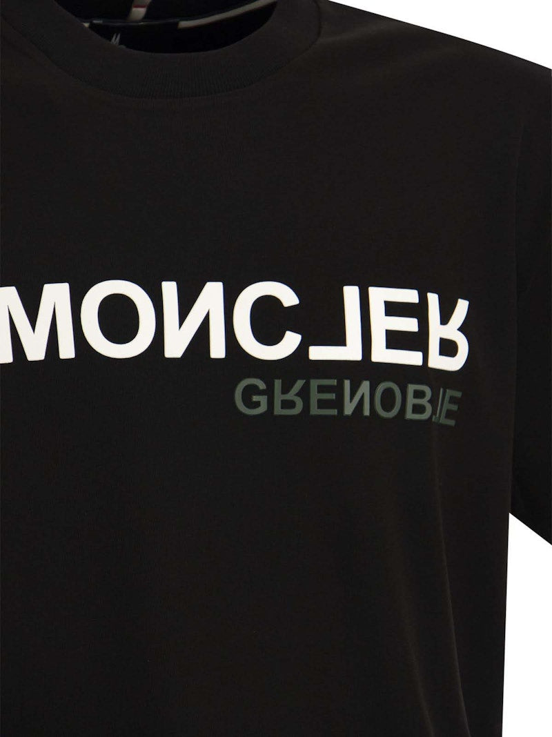 Moncler Grenoble Logo T-Shirt Black