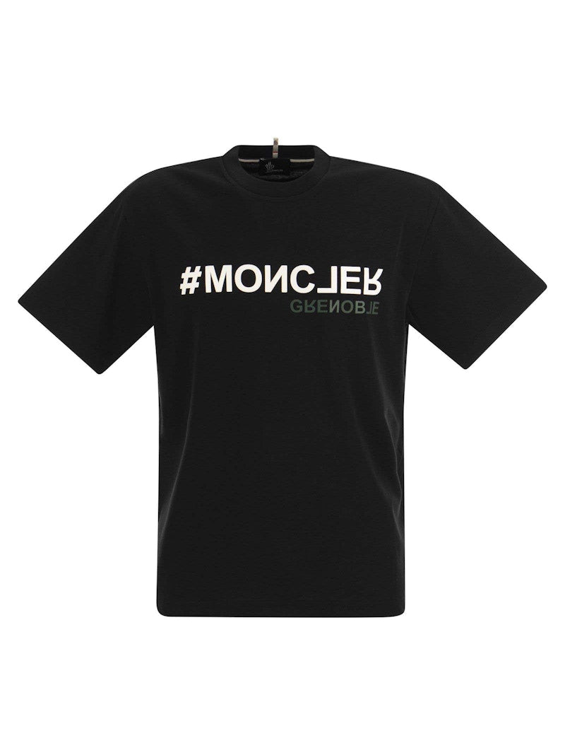 Moncler Grenoble Logo T-Shirt Black