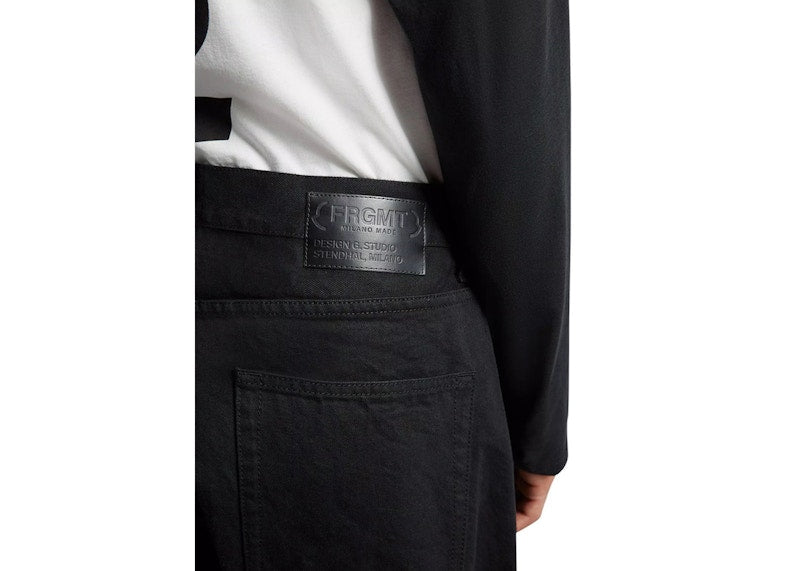 Moncler Hiroshi Fujiwara x Fragment Black Wash Jeans Black