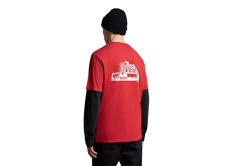 Moncler Hiroshi Fujiwara x Fragment Circus Motif T-Shirt Red