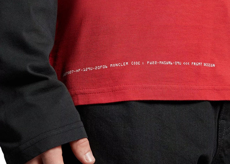 Moncler Hiroshi Fujiwara x Fragment Circus Motif T-Shirt Red