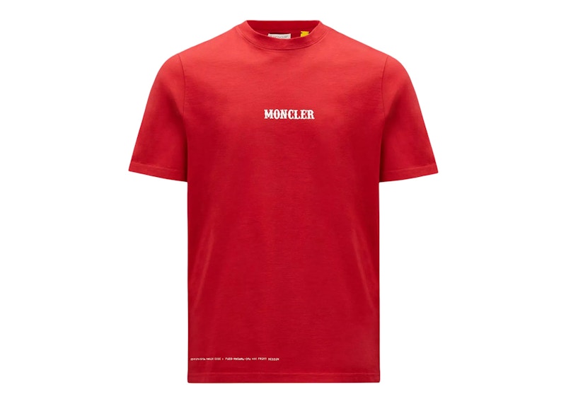Moncler Hiroshi Fujiwara x Fragment Circus Motif T-Shirt Red