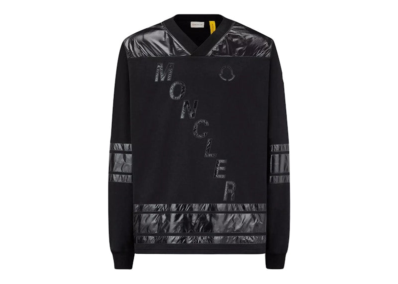 Moncler Hiroshi Fujiwara x Fragment Logo Hockey Shirt Black